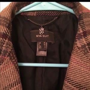 Mango Elbow-patch Jacket Mango. 70% wool. NWOT